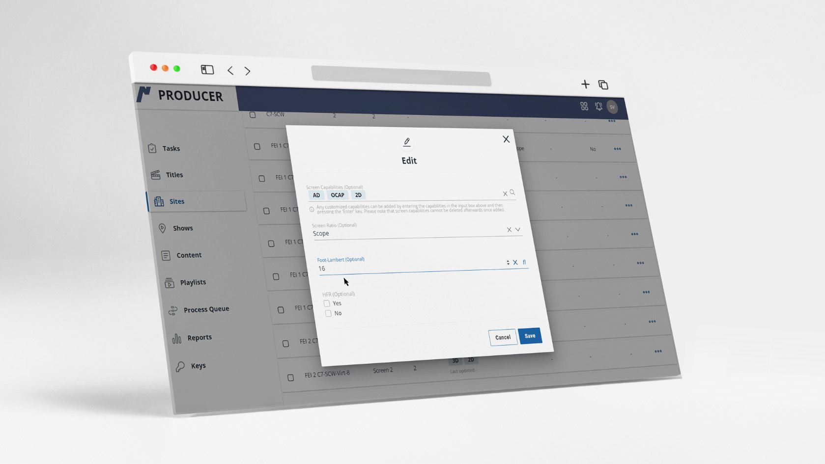 Introducing Attribute Management to Producer Image